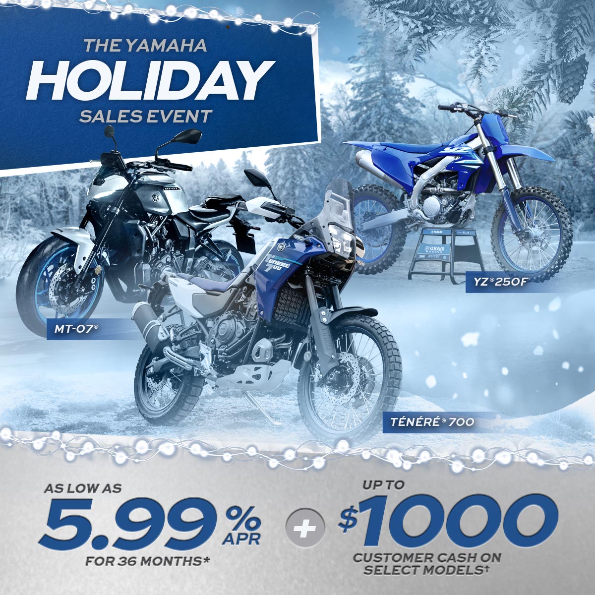 Read more about the article MOTORCYCLE HOLIDAY SALES EVENT