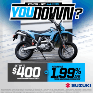 Read more about the article DR-Z4SM YOU DOWN?